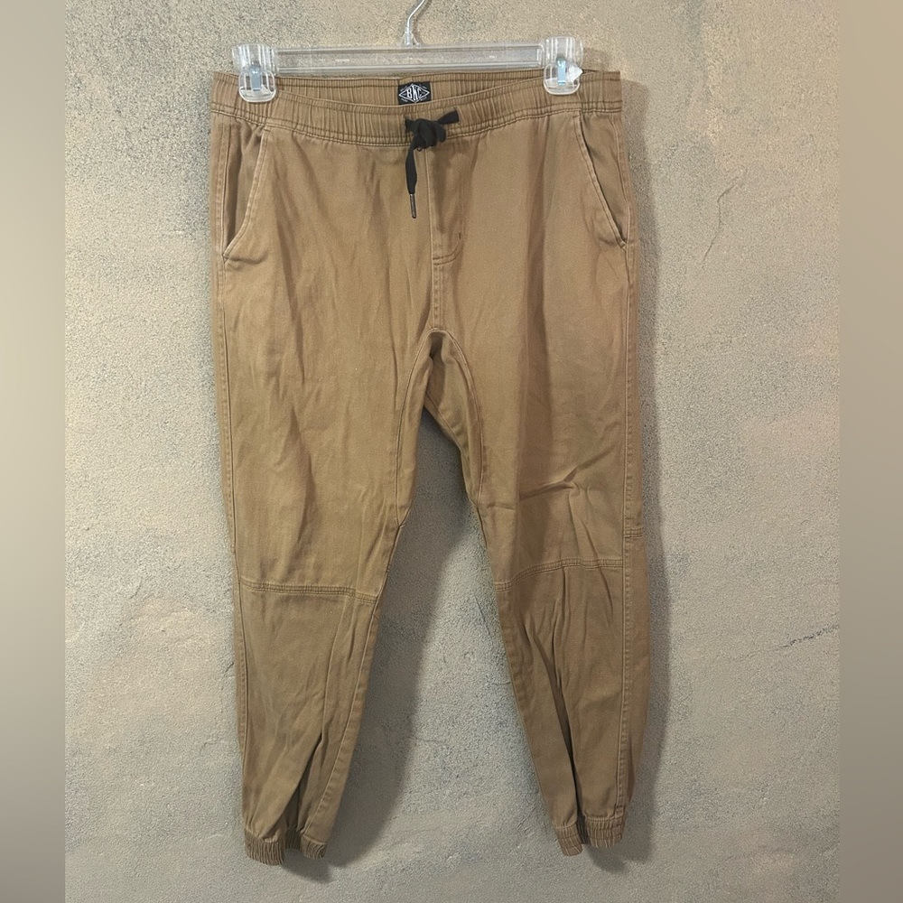 BKC men’s tan joggers size L